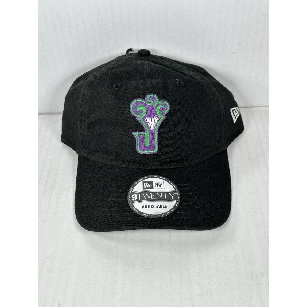New Era 9TWENTY DC Comics The Joker Adjustable Hat Cap Black OSFM NWT